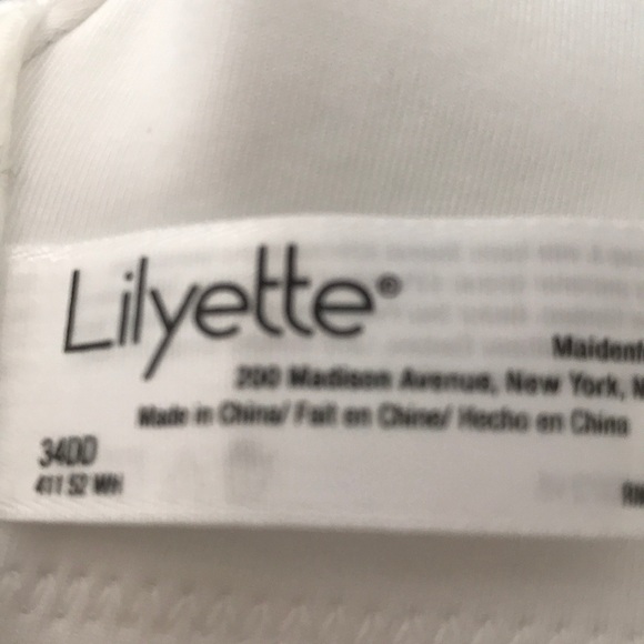 NWT Lilyette 433 Enchantment 2 Section Bra White - Picture 6 of 8
